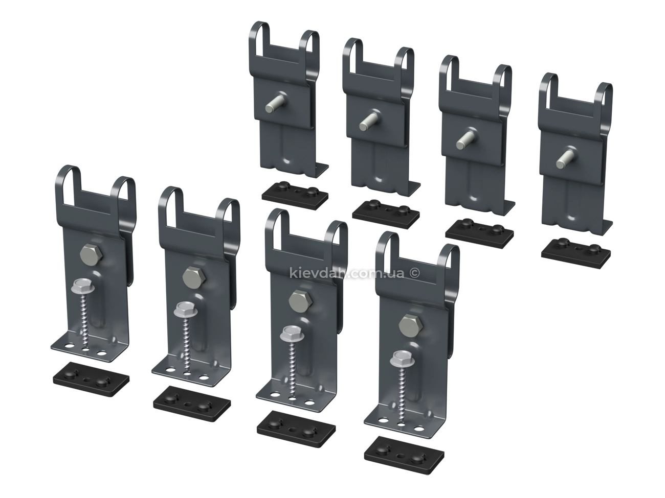 Кріплення Ladder foot steel roof для сходів Pisko SafeGrip