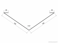 Ендова внутренняя SSAB (Финляндия) 0,5 ZN275 Pural Matt BT