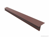 Планка защиты карниза для фальцевой кровли U.S.Steel 0,45 ZN140 PEMA