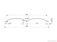Стальбрус Модуль 0,5 ZN100 PEMA