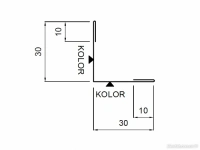 Кут зовнішній Plannja 30 Polyester